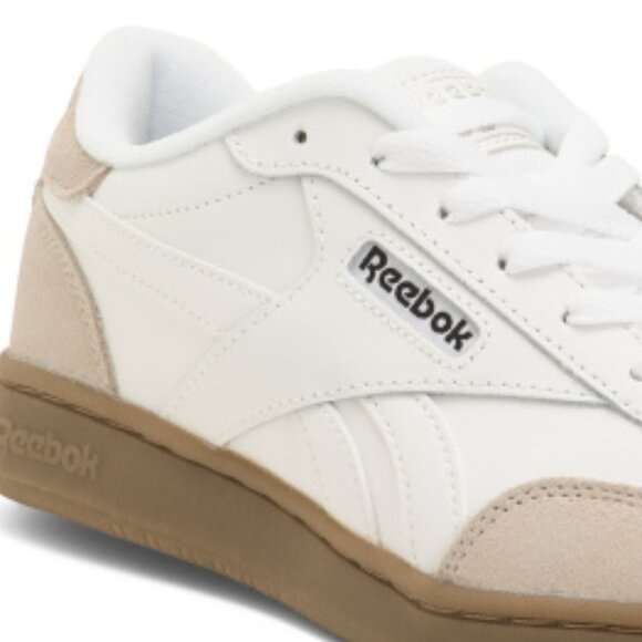 NEW REEBOK Forte Lounger Retro Leather Sneakers white/silver for women 2510 2M4 - Picture 3 of 5